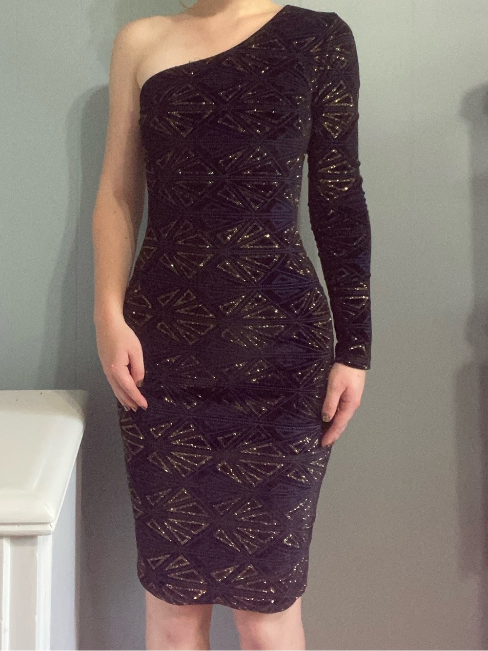 Eclipse one shoulder dress